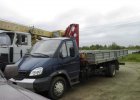 Бортовая машина ГАЗ-33106 "Валдай" с краном манипулятором  FASSI F50A.22